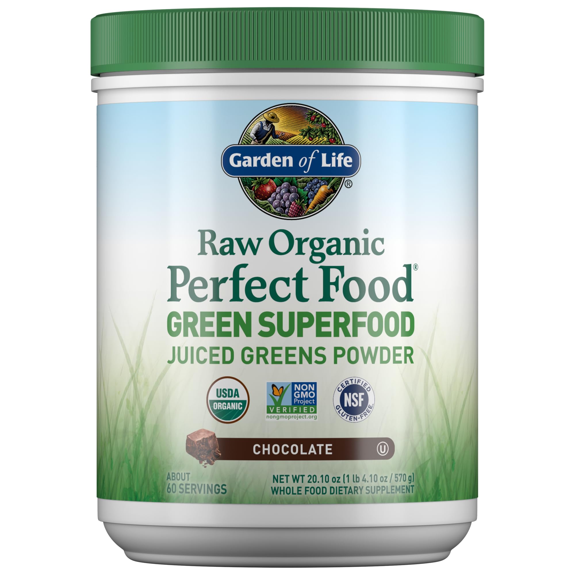 Raw Organic Perfect Food Green Superfood Chocolate