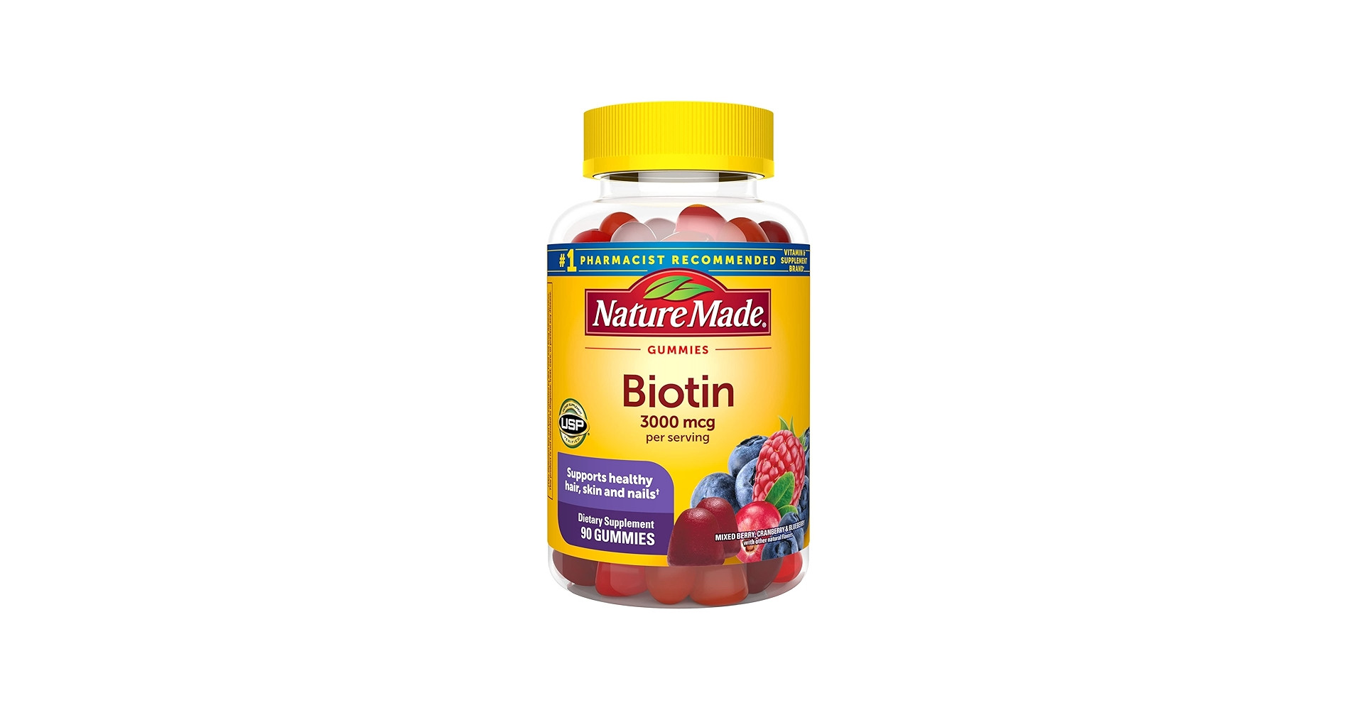 Biotin Adult Gummies 3000 mcg