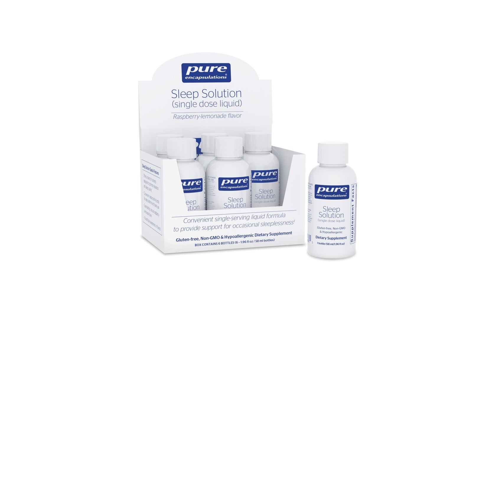 Sleep Solution (Single Dose Liquid) Raspberry-Lemonade Flavor