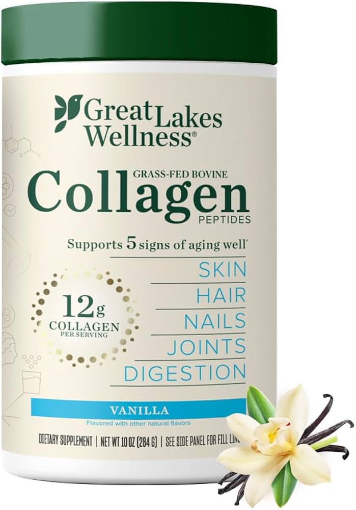 Quick Dissolve Collagen Peptides Vanilla Flavored