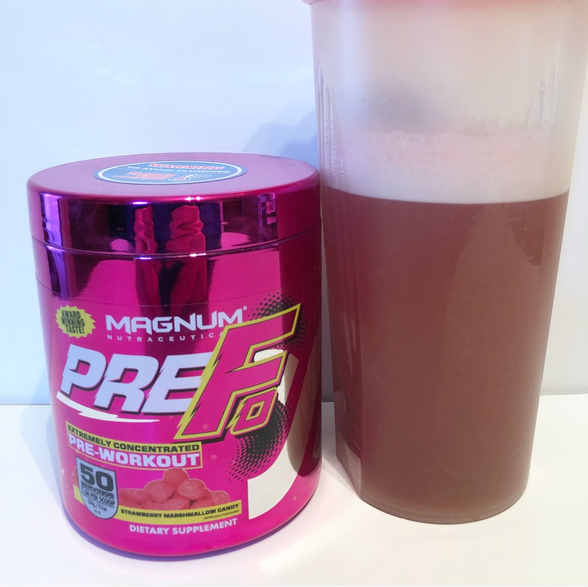 PreFo Extremely Concentrated Pre-Workout Strawberry Marshmallow Candy