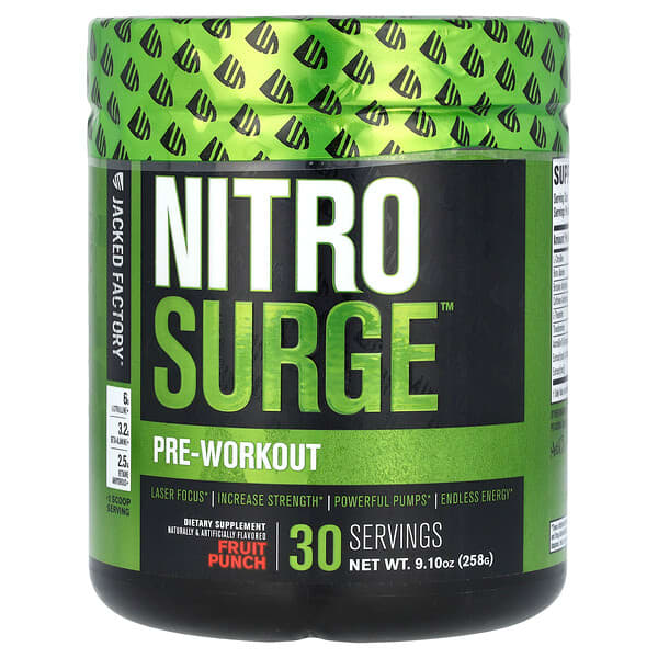NitroSurge Pre-Workout Fruit Punch